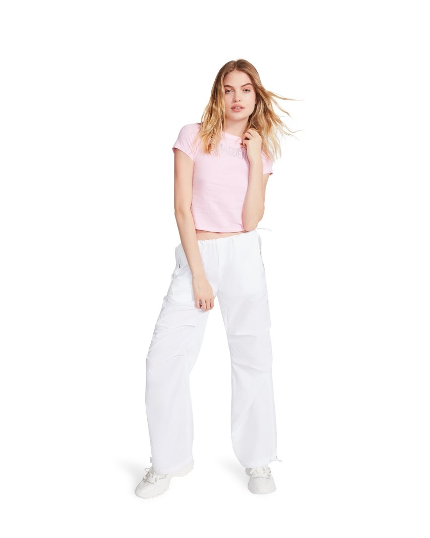 Pantalones Steve Madden Pia Parachute Mujer Blancas | ES TFE42S